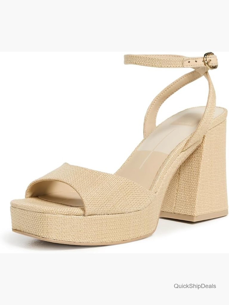 Women's Felicia Platform Sandals With Cushioned Footbed, 4in Heel